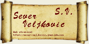Sever Veljković vizit kartica